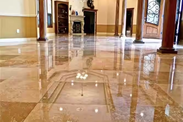 Mosaic Floor Polishing