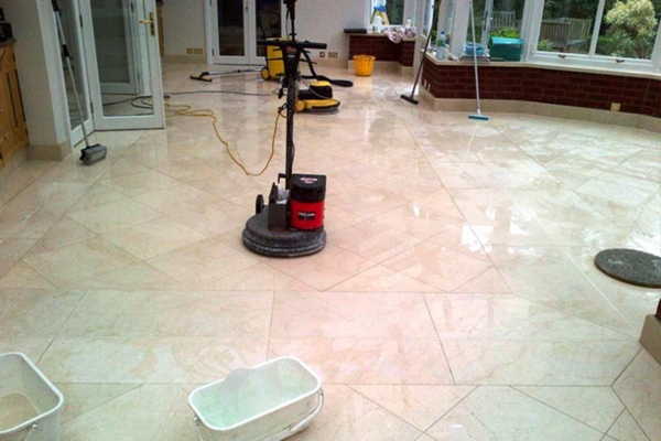 Mosaic Floor Polishing